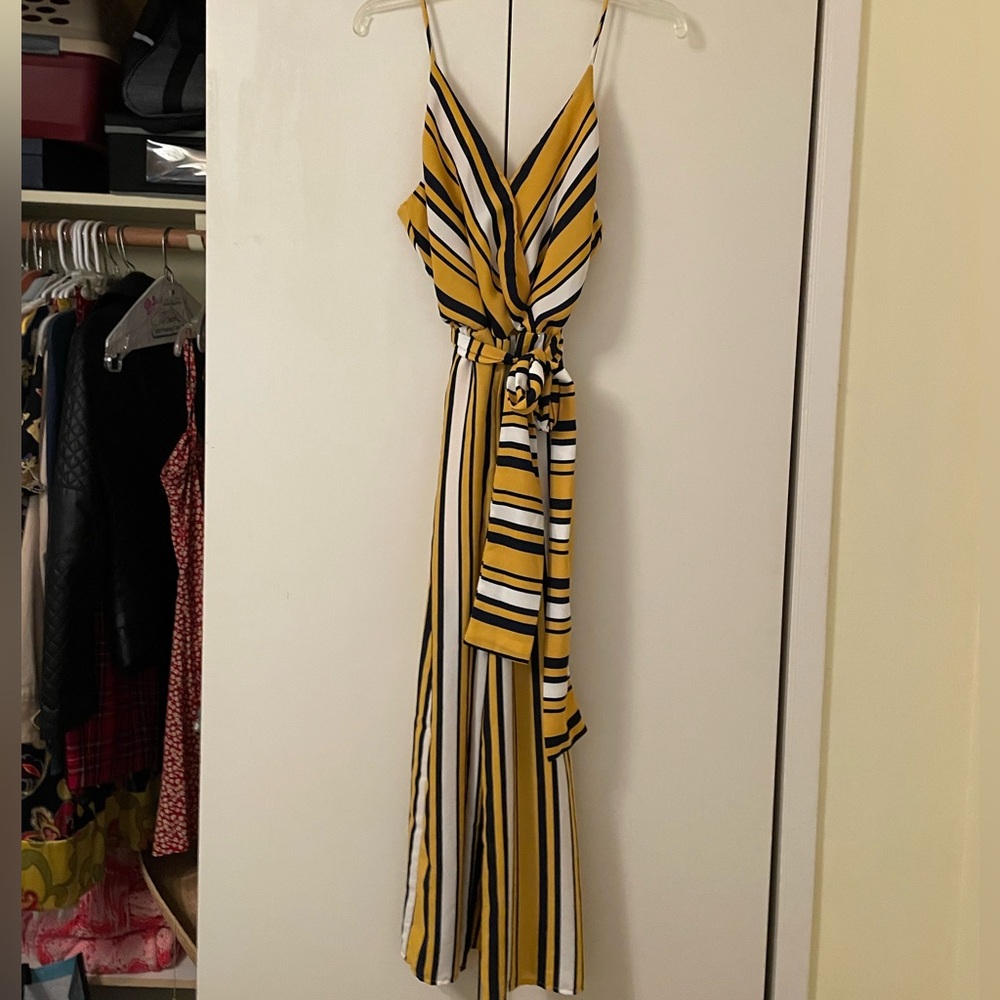 Striped Jumpsuit
